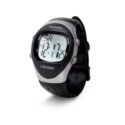 Lifemax Talking Big Digit Watch - Easy-to-Read LCD, Medication Reminders, Durable Design - BEYRUN