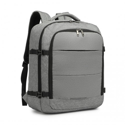 Kono Multi-level High-capacity Grey Cabin Bag Travel Backpack (30L) - BEYRUN