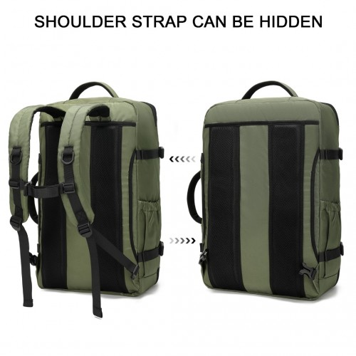 EM2207 - Kono Multifunctional Portable Travel Backpack Cabin Luggage Bag - Green - BEYRUN