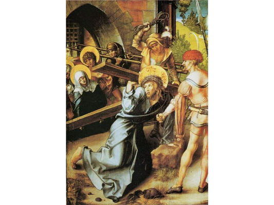 The Seven Sorrows of the Virgin, Middle Panel 5 by Albrecht Durer | 20" x 24" Hand-painted Museum Quality Reproduction - BEYRUN