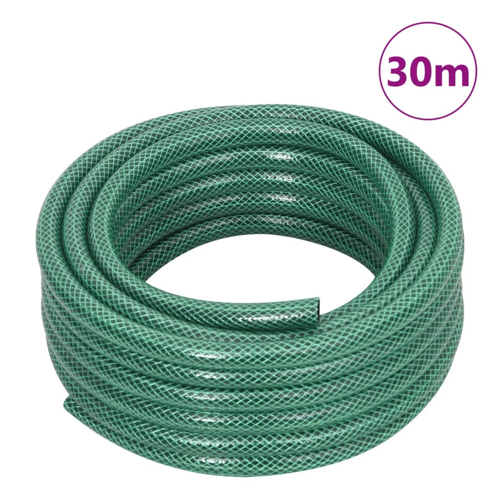 vidaXL Garden Hose Green 0.5" 30m PVC - Durable, Flexible & Weather-Resistant Hose for Efficient Irrigation - BEYRUN