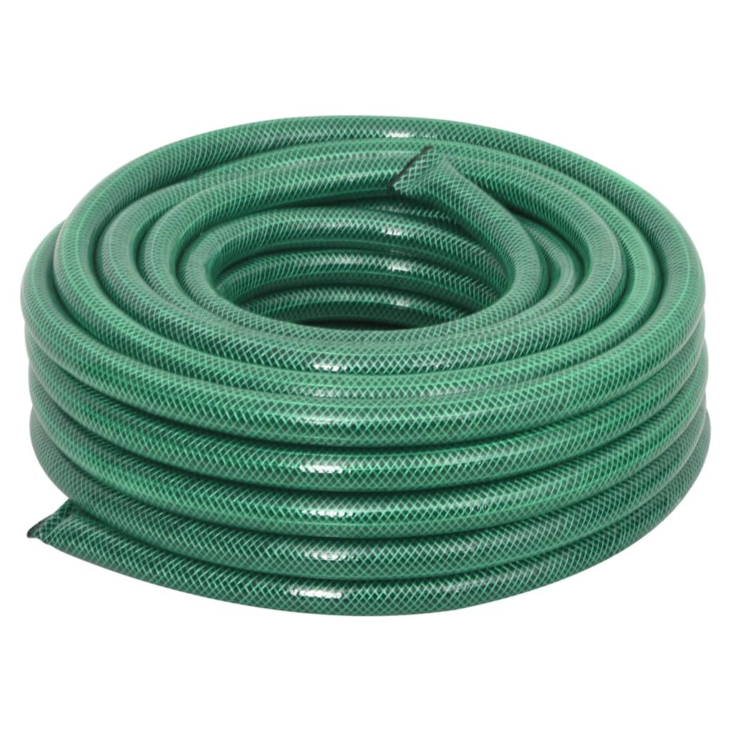 vidaXL 20m Garden Hose with Fitting Set | Durable & Flexible 0.75" PVC Green Hose for Efficient Irrigation - BEYRUN