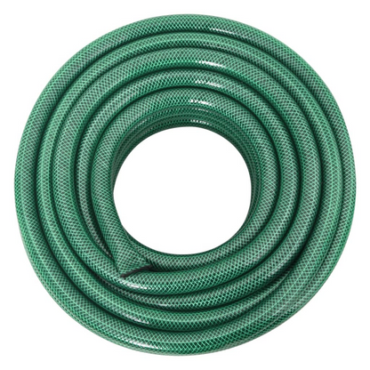 vidaXL 20m Garden Hose with Fitting Set | Durable & Flexible 0.75" PVC Green Hose for Efficient Irrigation - BEYRUN