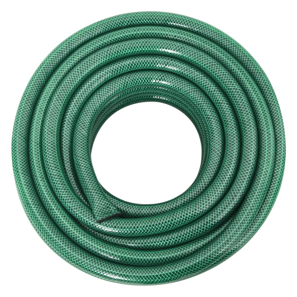 vidaXL Durable Garden Hose - 30m Green PVC 0.75" - Premium Quality for Efficient Irrigation - BEYRUN