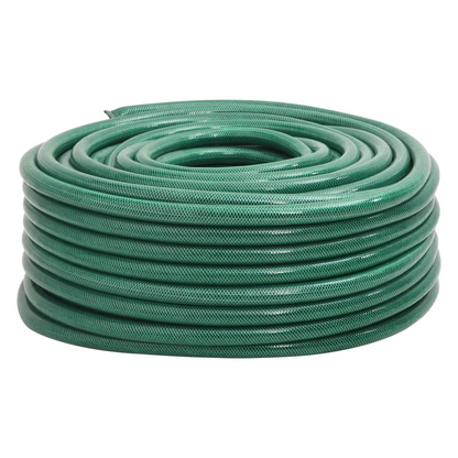 vidaXL Durable Green PVC Garden Hose 1" x 10m - Heavy-Duty, Flexible & Weather-Resistant for Efficient Irrigation - BEYRUN