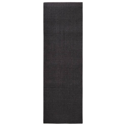 vidaXL Black Sisal Rug for Cat Scratching Post - Durable & Non-slip - 80x250 cm | Perfect Cat Mat - BEYRUN