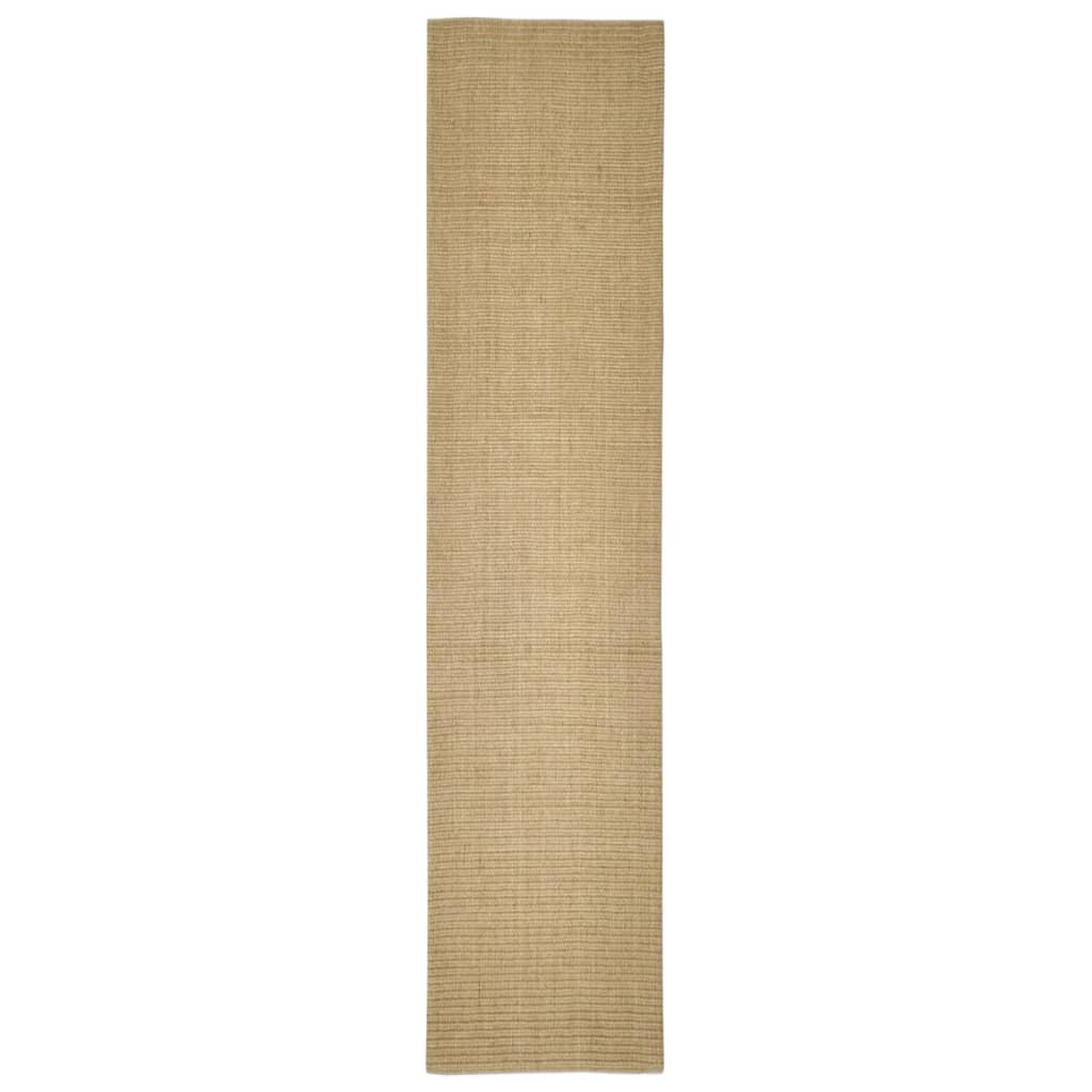 Durable vidaXL Sisal Rug for Cat Scratching Post | 66x300 cm | Non-Slip Backing | Easy Maintenance - BEYRUN