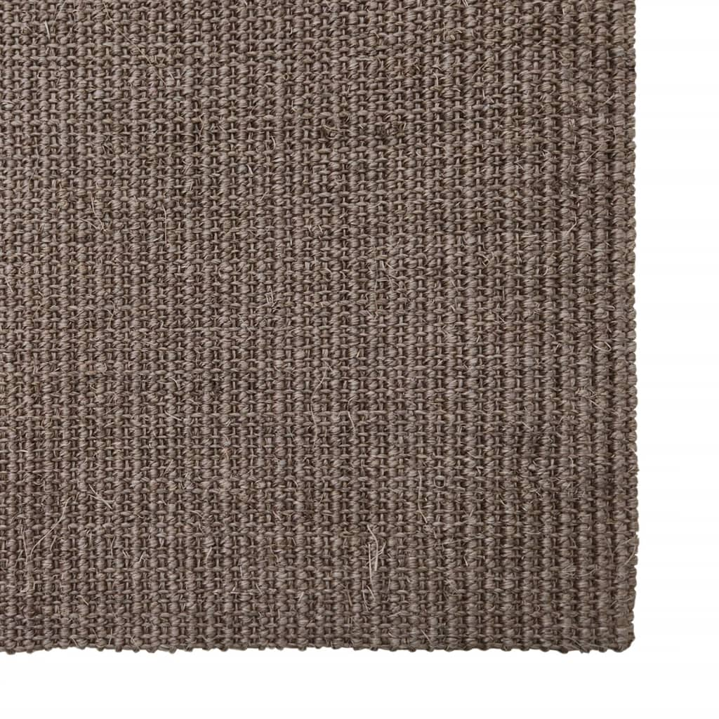 vidaXL Durable Brown Sisal Cat Scratching Rug - 80x350 cm | Anti-slip | Eco-Friendly - BEYRUN