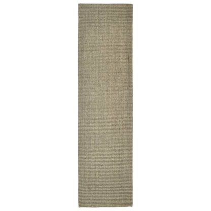 Durable vidaXL Sisal Rug for Cat Scratching Post - Anti-Slip Taupe Mat, 80x300 cm - Perfect for Indoor Use - BEYRUN