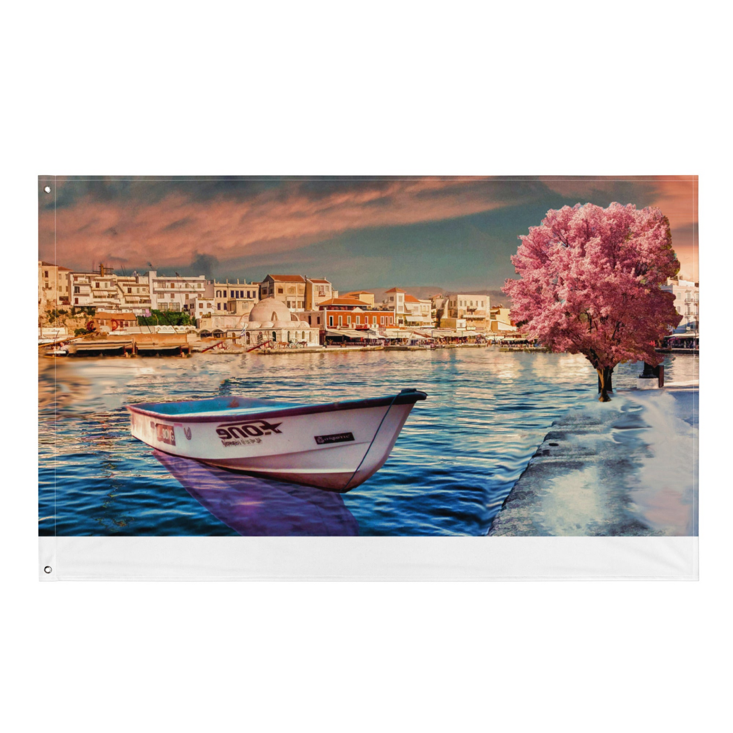 Stunning Tree Boat Flag Tapestry Wall Hanging - Versatile Home Decor Piece - BEYRUN