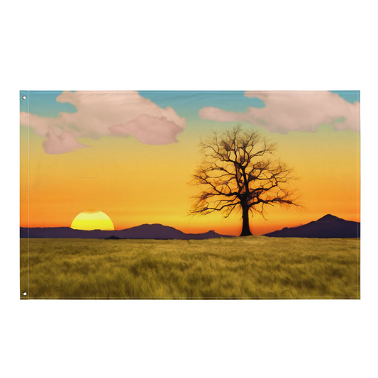 Sunrise Flag Tapestry Wall Hanging - Durable, Versatile Home Decor - BEYRUN