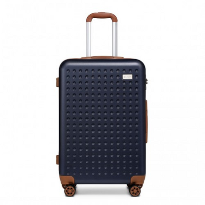 Kono 20 Inch Cabin Size ABS Suitcase with TSA Lock - Navy – Ideal Travel Companion - BEYRUN