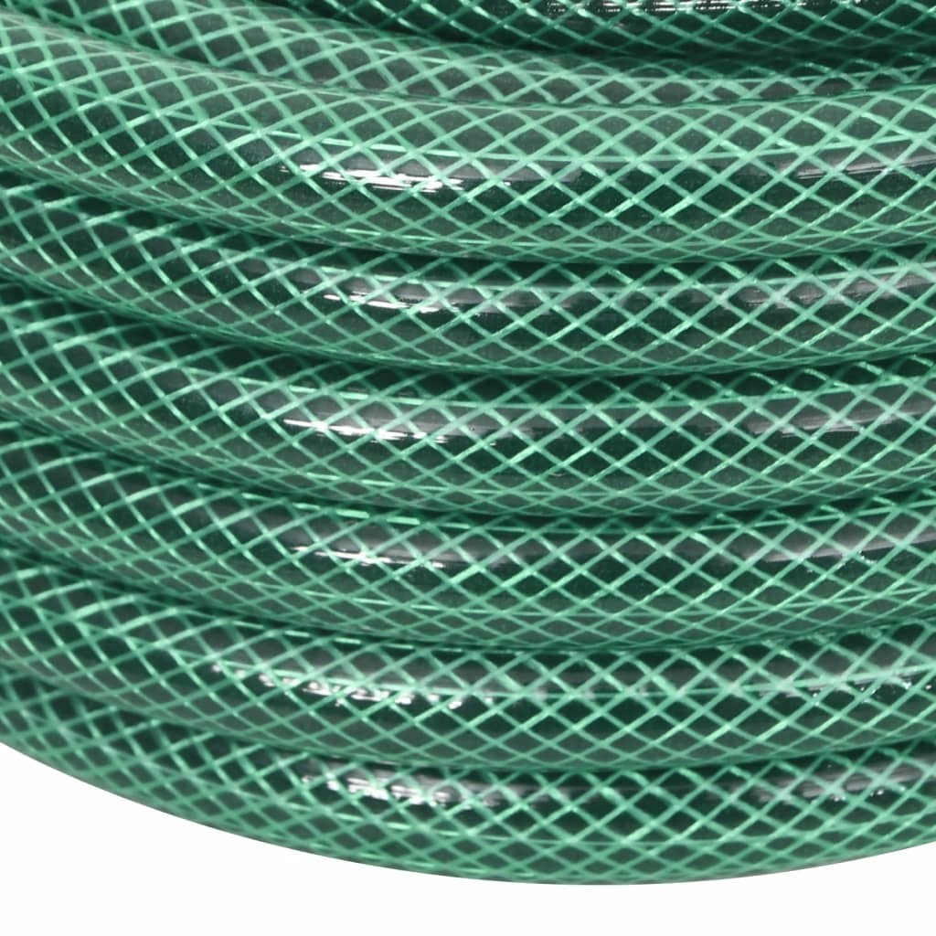 vidaXL Durable Green Garden Hose - 10m PVC, Flexible & UV Resistant, Perfect for Irrigation - BEYRUN