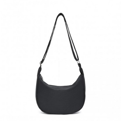 Water-resistant Portable Crescent Shoulder Cross Body Bag - Black | Lightweight & Stylish - BEYRUN