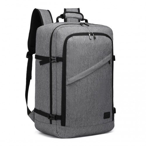 Kono Lightweight Cabin Bag Travel Business Backpack - Grey | Ideal for Travel, Business & Daily Commute | Durable & Water-Resistant - BEYRUN