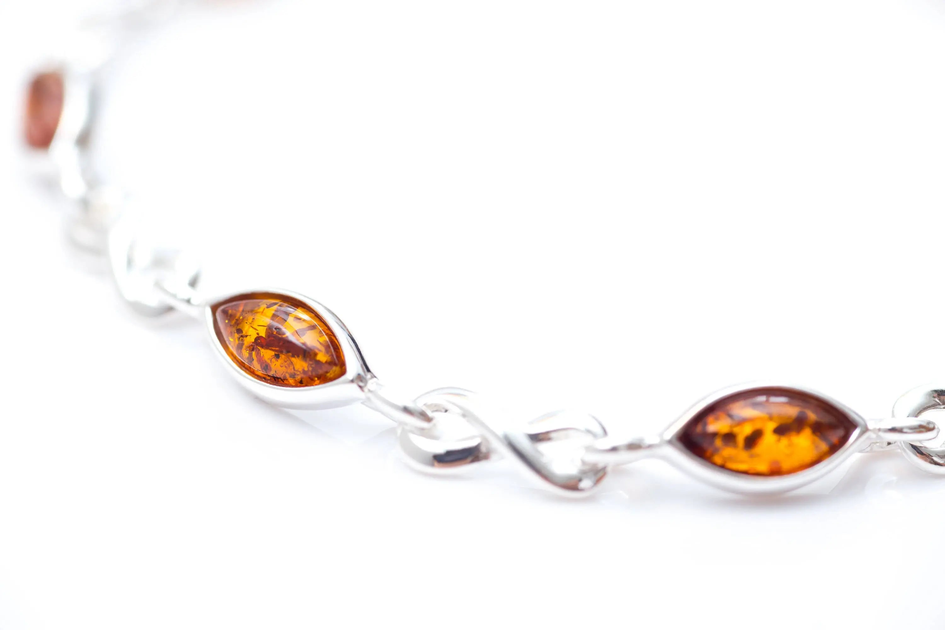 Classic Amber Infinity Bracelet - Romantic, Dainty, and Stylish | Perfect Gift - BEYRUN