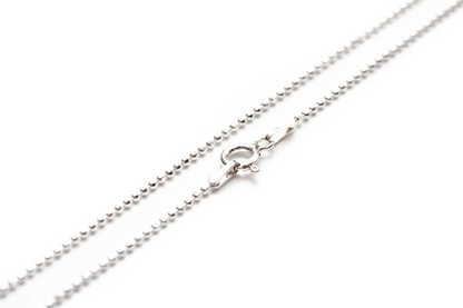 Shop the 17.5" (45cm) Diamond Ball Chain - Sterling Silver Necklace Chain - BEYRUN