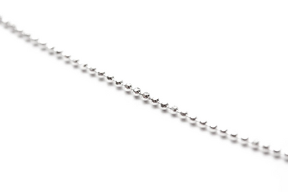 Shop the 17.5" (45cm) Diamond Ball Chain - Sterling Silver Necklace Chain - BEYRUN