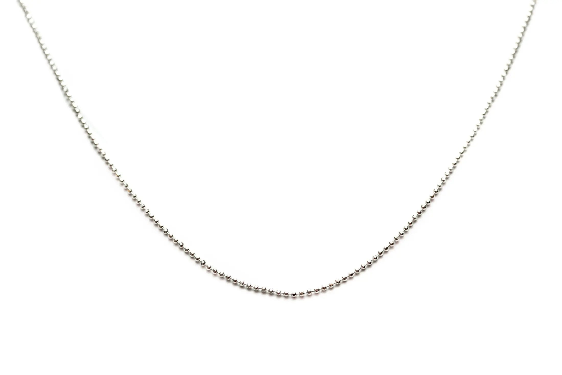 Shop the 17.5" (45cm) Diamond Ball Chain - Sterling Silver Necklace Chain - BEYRUN