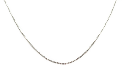 Shop the 17.5" (45cm) Diamond Ball Chain - Sterling Silver Necklace Chain - BEYRUN