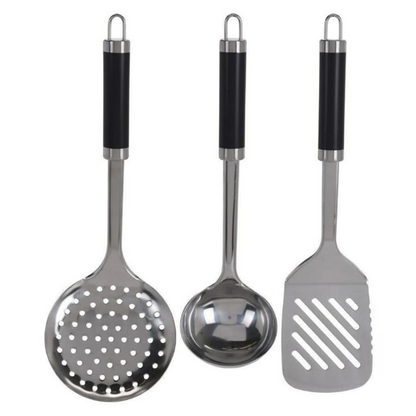 Excellent Houseware 7 Piece Stainless Steel Kitchen Tools Set with Rack - Premium Cooking Utensils - BEYRUN