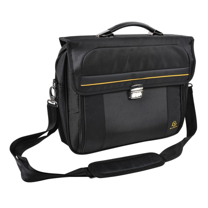 Exacompta Exactive 15.6" Messenger Laptop Bag - Durable, Stylish, Waterproof Protection for Your Devices - BEYRUN