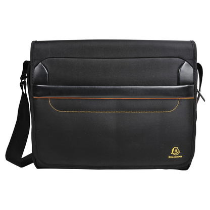 Exacompta Exactive 14" Messenger Laptop Bag - Sleek, Durable & Functional for Tablets and Laptops Up to 14 Inches - BEYRUN