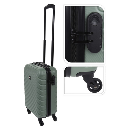 ProWorld Suitcase Diamond Design 28 L Green - Stylish & Practical Travel Companion - BEYRUN