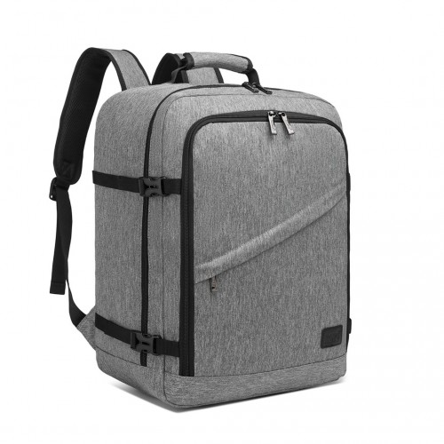 EM2231M - Kono Lightweight Cabin Bag Travel Business Backpack - Grey - BEYRUN