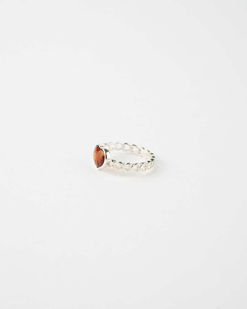 Subtle Heart Ring - Minimalist 925 Sterling Silver Heart-Shaped Jewelry