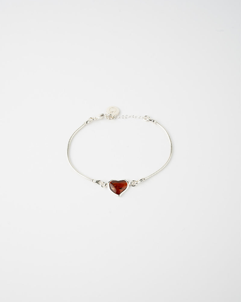 Subtle Heart Bracelet - Handcrafted 925 Sterling Silver Jewelry | Luxurious & Elegant - BEYRUN