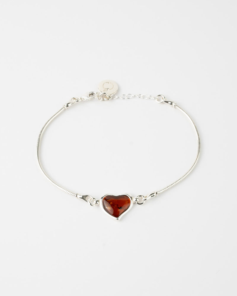 Subtle Heart Bracelet - Handcrafted 925 Sterling Silver Jewelry | Luxurious & Elegant - BEYRUN