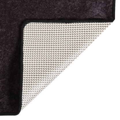 vidaXL Washable Rug in Anthracite | 150x230 cm Anti-Slip Velvet Floor Mat - Soft, Durable, and Easy Care - BEYRUN