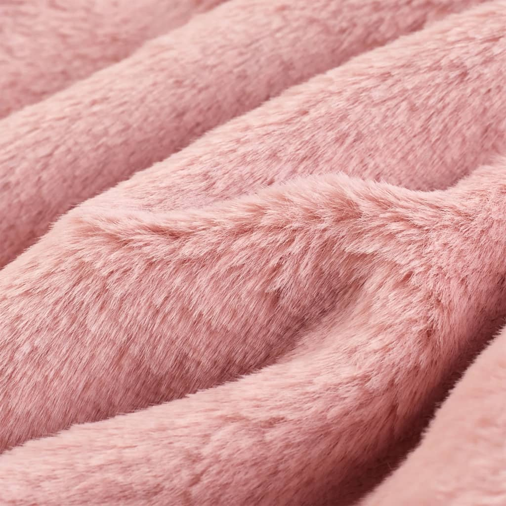 Adorable Kids' Pink Faux Fur Coat - Warm & Stylish for Ages 3-4 | Size 104 - BEYRUN