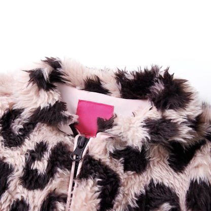 Kids' Faux Fur Coat - Light Pink (Size 140) | Chic & Warm Outerwear for Ages 9-10 - BEYRUN