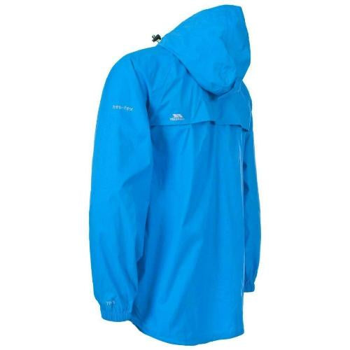 Kids Trespass Qikpac Waterproof Jacket - Unisex Durable & Lightweight Shell with Adjustable Hood - BEYRUN