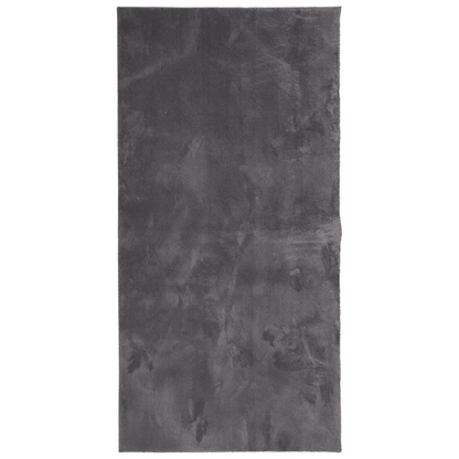 vidaXL HUARTE Rug - Soft, Washable, Short Pile, Non-slip Anthracite 100x200 cm | Cozy & Stylish - BEYRUN