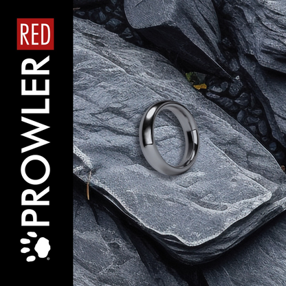 Prowler RED Silver 45mm Ring