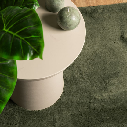 vidaXL HUARTE Soft Forest Green Rug - Short Pile, Washable, 100x200 cm - Luxurious Comfort and Modern Elegance - BEYRUN