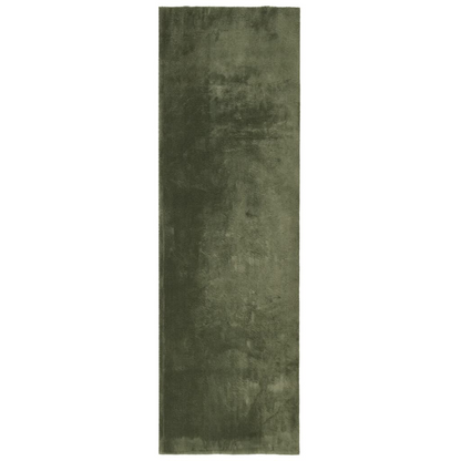 vidaXL HUARTE Short Pile Rug - Soft, Washable, Forest Green, 80x250 cm - Enhance Your Home Comfort and Style - BEYRUN