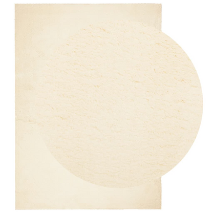 vidaXL Rug HUARTE Short Pile Soft and Washable Cream 120x170 cm – Luxurious Comfort & Style - BEYRUN