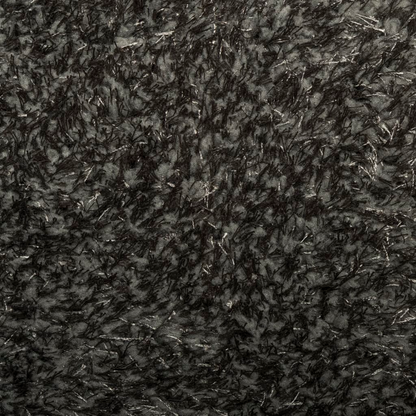 vidaXL ISTAN High Pile Shiny Anthracite Rug - Ultra Soft, Modern Design, 200 cm Diameter, Anti-Slip & Machine Washable - BEYRUN