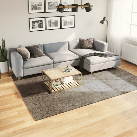 vidaXL ISTAN High Pile Grey Rug - Luxurious & Durable, 200x280 cm, Super Soft Shiny Look - BEYRUN