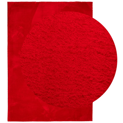 vidaXL HUARTE Soft Red Rug 200 x 280 cm | Short Pile, Washable, Non-Slip, OEKO-TEX Certified - BEYRUN