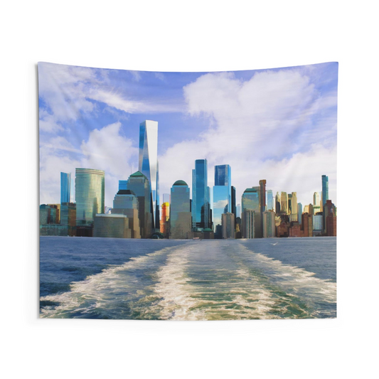 New York Skyline Tapestry | Premium Quality Wall Art | Multiple Sizes Available - BEYRUN