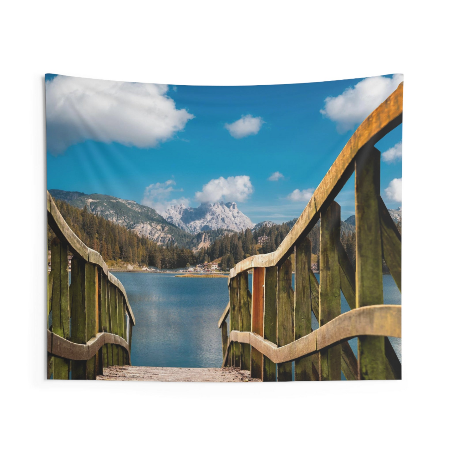 Jetty to Lake Tapestry - Premium Quality Wall Hanging Decor - BEYRUN