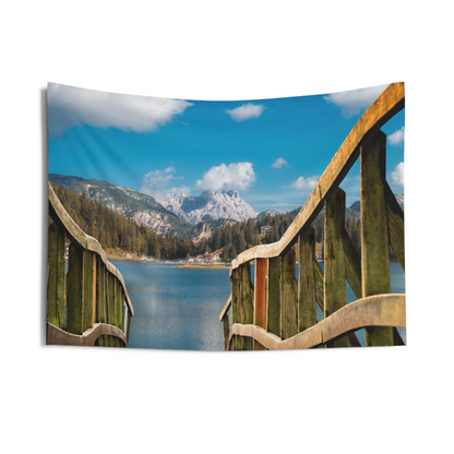 Jetty to Lake Tapestry - Premium Quality Wall Hanging Decor - BEYRUN