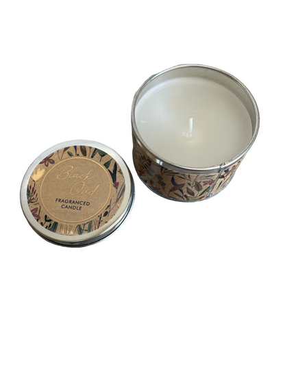 Scented Leaf Tin Candle, Pack of 12 - Delightful Aroma for a Cozy Atmosphere - BEYRUN