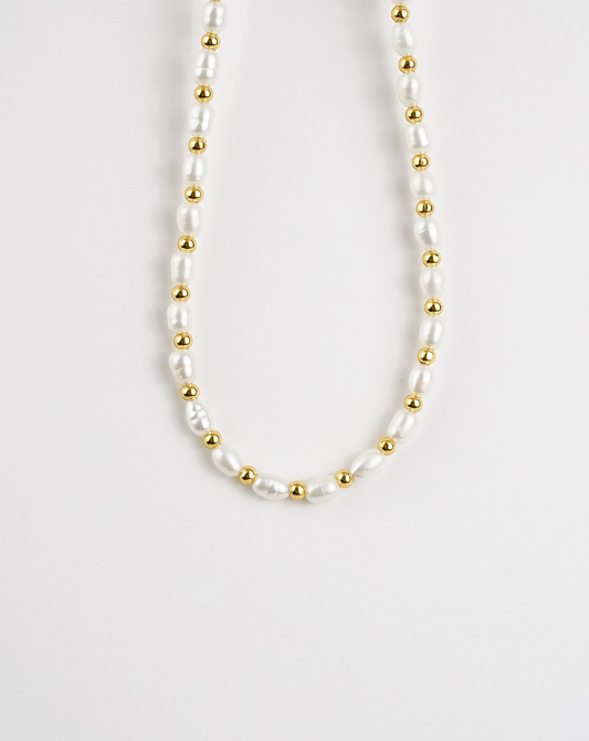 Elegant Pearl Link Necklace | Luxurious and Sophisticated Jewelry - BEYRUN