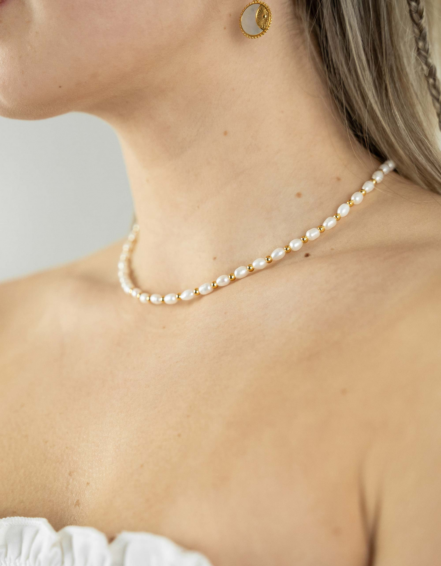 Elegant Pearl Link Necklace | Luxurious and Sophisticated Jewelry - BEYRUN